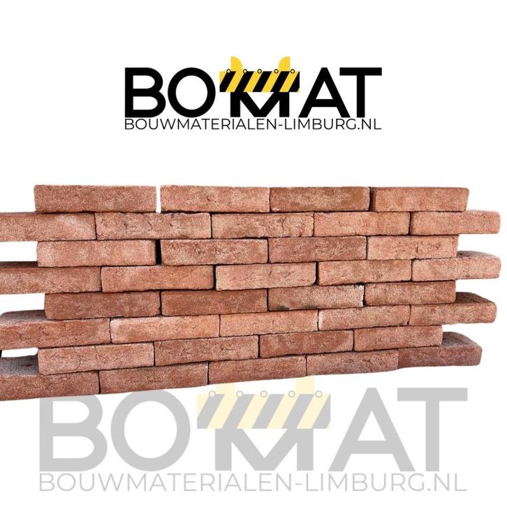 Restpartij Waalformaat Waalrood 1e Keus handvorm 0,32 ex, Doe-het-zelf en Verbouw, Metselstenen, Nieuw, Bakstenen, Ophalen of Verzenden