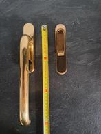 Messing schuifpui grepen, Ophalen of Verzenden, Gebruikt, Koper of Messing, Klink of Kruk