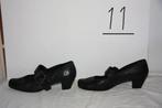 Dames Schoenen, laag met hakje, instap-model, (nr. 11), Verzenden, Zo goed als nieuw, Instappers, Zwart