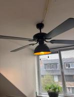 Mistral Magna Plafondventilator - Zwart/Goud, Ophalen, Nieuw, Metaal, Minder dan 50 cm