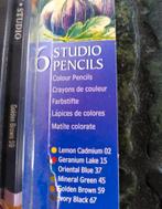 Derwent studio 6 Colour Pencils. Tekenen., Ophalen of Verzenden, Zo goed als nieuw