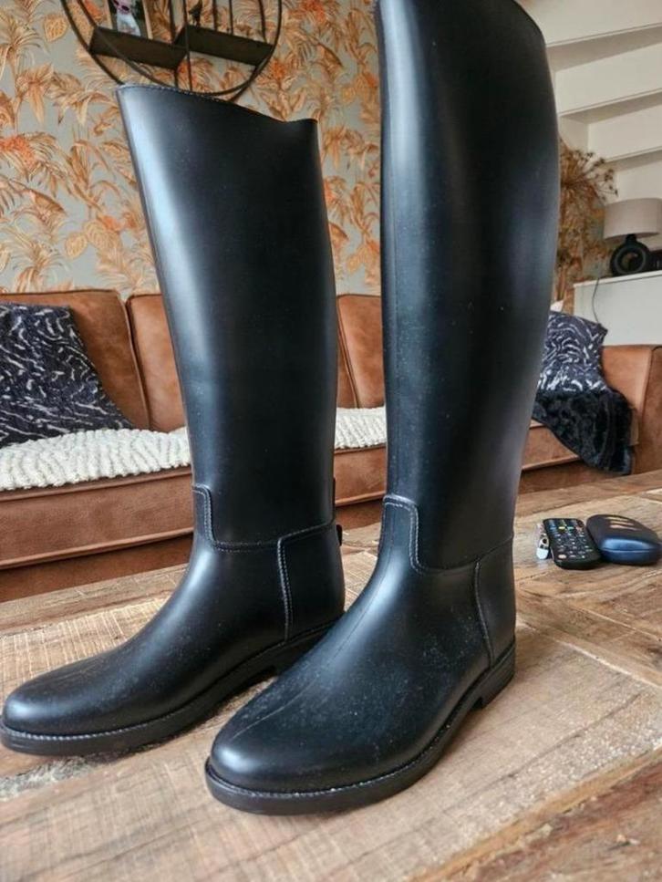 Rijlaarzen Harry Hals maat 38 met zweepje, Dieren en Toebehoren, Paardrijkleding, Zo goed als nieuw, Dames, Schoeisel, Dressuur
