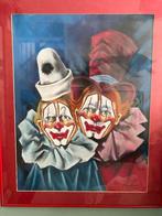Clowns schilderij John vd Heuvel, Ophalen