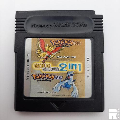 Pokémon Gold & Silver 2 in 1 – Bootleg (NTSC) - Game Boy, Spelcomputers en Games, Games | Nintendo Game Boy, Zo goed als nieuw