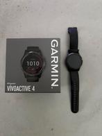 Garmin Vivoactive 4, Sieraden, Tassen en Uiterlijk, Sporthorloges, Ophalen, Zo goed als nieuw, Zwart, Android
