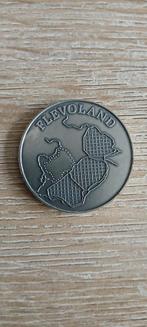 Provincie Flevoland 1 januari 1986 munt herdenkingsmunt, Postzegels en Munten, Penningen en Medailles, Ophalen of Verzenden, Overige materialen