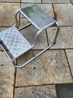 Aluminium opstapje voor caravan/camper, Ophalen, Zo goed als nieuw, Campingtafel