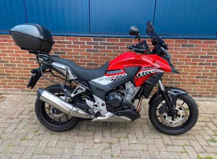 Honda CB500X 2017 GARANTIE, Motoren, Motoren | Honda, Particulier, Toermotor, 12 t/m 35 kW, ABS, LED Verlichting, Ophalen