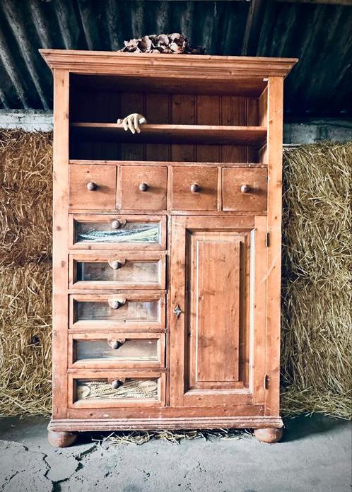 * Antieke apothekerskast * Dressoir meidenkast buffetkast, Antiek en Kunst, Antiek | Meubels | Kasten, Ophalen
