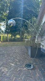 Booglamp chroom met zware voet, Huis en Inrichting, Lampen | Vloerlampen, Ophalen of Verzenden, Zo goed als nieuw, 150 tot 200 cm