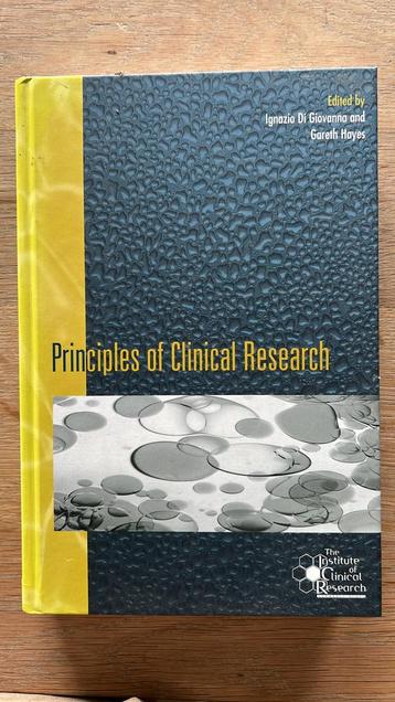 Principles of Clinical Research (2001 - still valid) beschikbaar voor biedingen