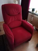 Hukla Sta-opstoel - Bordeaux Rood - Weinig Gebruikt, Huis en Inrichting, Fauteuils, Ophalen, Zo goed als nieuw, Stof, 75 tot 100 cm