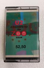 U2 CASSETTE Live Zooropa 1993 + Ticket Stub Goffert Nijmegen, Gebruikt, Verzenden, 1 bandje, Origineel