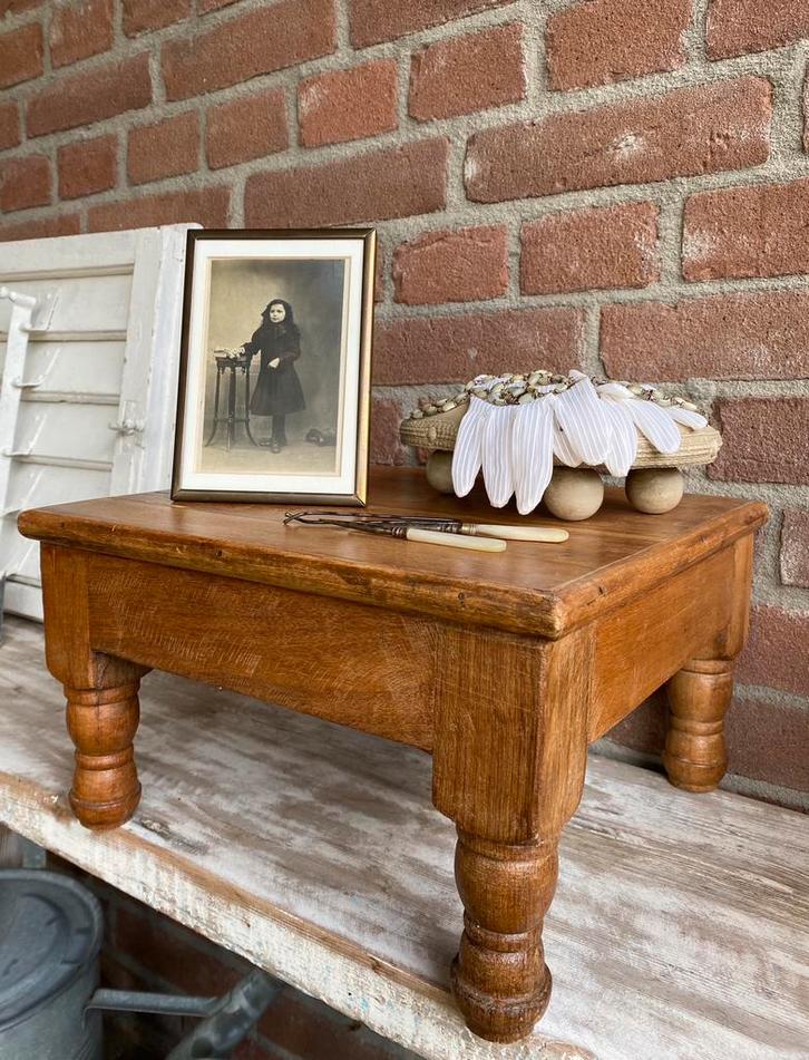 Brocante tafeltje, opzettafeltje, etagere, Antiek en Kunst, Curiosa en Brocante, Ophalen of Verzenden