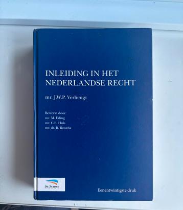 Inleiding Nederlands Recht - 21e druk beschikbaar voor biedingen