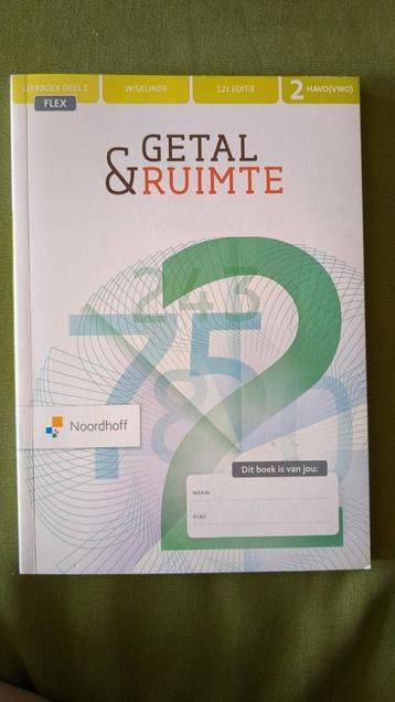 Getal & Ruimte 12e ed havo/vwo 2 FLEX leerboek 1 beschikbaar voor biedingen