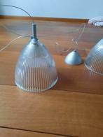 Design hanglampen, moderne sfeerverlichting, glas, Huis en Inrichting, Lampen | Hanglampen, Ophalen, Zo goed als nieuw, Glas, Minder dan 50 cm