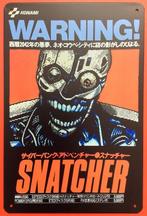 SNATCHER KONAMI MSX Metalen Reclamebord Poster JPN, Spelcomputers en Games, Games | Overige, 1 speler, Verzenden, Nieuw, Vanaf 12 jaar