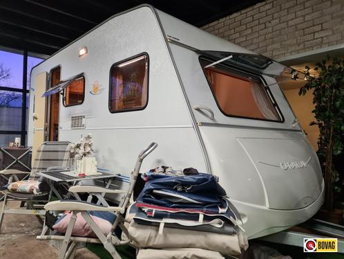 CARAVELAIR ANTARIS 450 tf 2003 / DOREMA VOORTENT, Caravans en Kamperen, Caravans, Bedrijf, 500 - 750 kg, Rondzit, Caravelair, Dwarsbed
