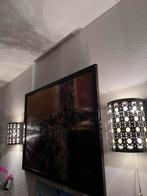 Wandlamp lamp met steentjes, Huis en Inrichting, Lampen | Wandlampen, Ophalen, Zo goed als nieuw