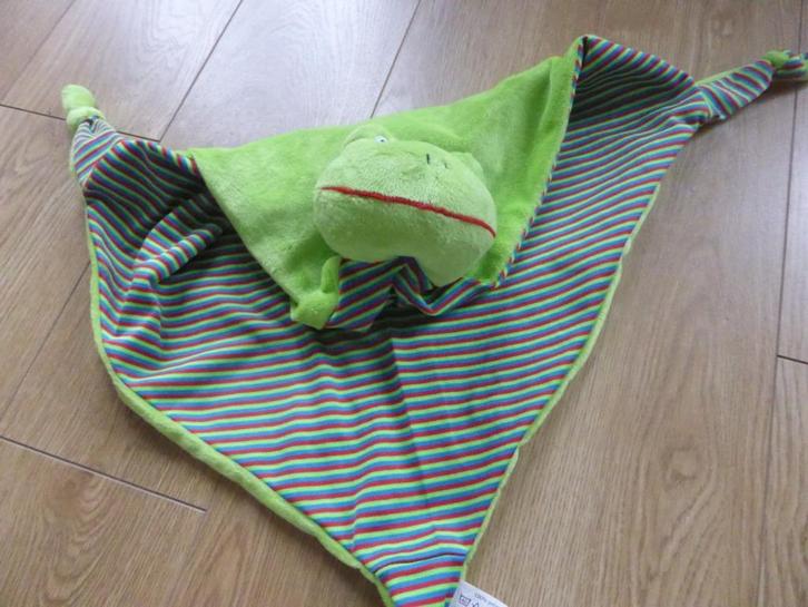 Grote knuffeldoek van een kikker (1.2), Kinderen en Baby's, Speelgoed | Knuffels en Pluche, Zo goed als nieuw, Overige typen, Ophalen of Verzenden
