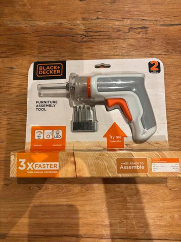 BLACK+DECKER 3.6V Montageschroevendraaier - Nieuw in doos beschikbaar voor biedingen