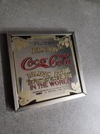 Coca-Cola reclame spiegeltje, Verzamelen, Ophalen of Verzenden, Zo goed als nieuw, Reclamebord