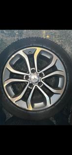 Orginele mercedes velgen met Winterbanden, Auto-onderdelen, Banden en Velgen, Velg(en), 17 inch, 225 mm, Winterbanden