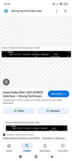 Dolby Atmos interface dac3201, Ophalen of Verzenden