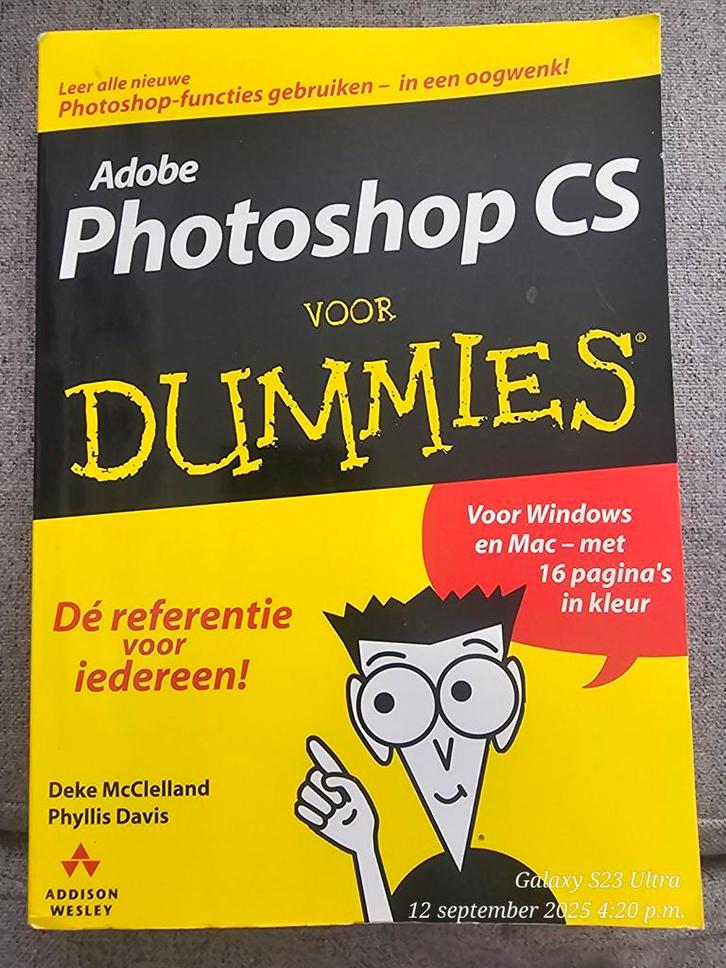 Adobe Photoshop CS voor Dummies, Boeken, Informatica en Computer, Gelezen, Software, Ophalen of Verzenden