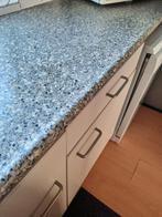 Aanrechtblad, Huis en Inrichting, Keuken | Keukenelementen, Ophalen, Crème, Gebruikt, 50 tot 100 cm