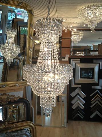 Kroonluchters + GRATIS LED verschillende maten Goud / Zilver beschikbaar voor biedingen
