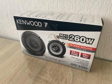 Kenwood 13cm 260W speaker set NIEUW beschikbaar voor biedingen