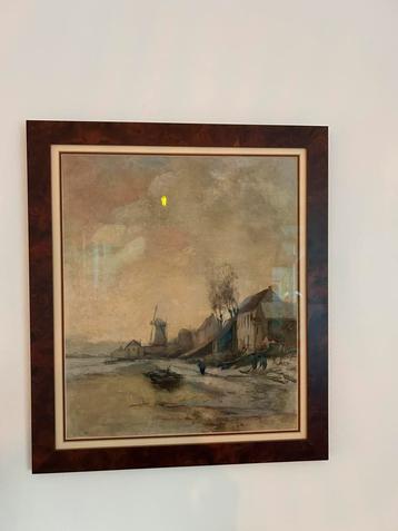 Aquarel Hendrik Otto van Thol  beschikbaar voor biedingen