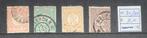 NEDERLAND POSTZEGEL NVPH 30 t/m 33, Verzenden, T/m 1940, Gestempeld