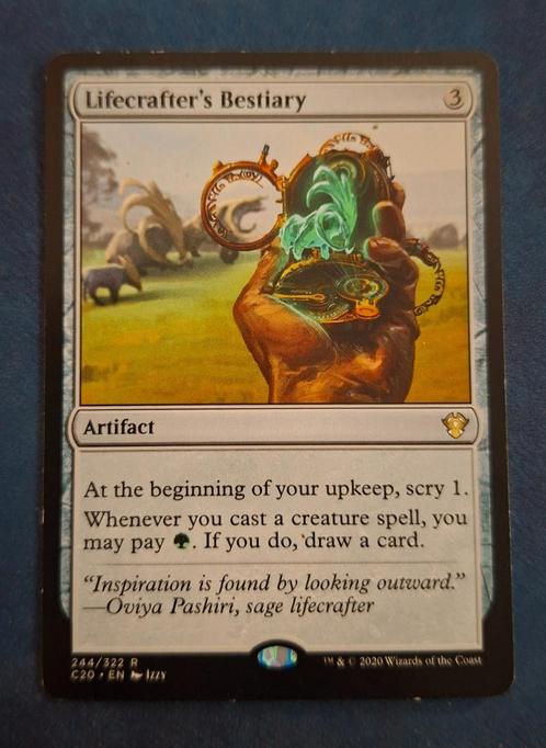 Lifecrafter's Bestiary - 2020 - Magic the Gathering, Hobby en Vrije tijd, Verzamelkaartspellen | Magic the Gathering, Gebruikt