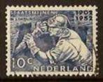 Nederland NVPH nr 582 gestempeld Mijnwerker 1952, Verzenden, Na 1940, Gestempeld