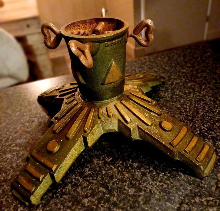 Kerstboomstandaard art deco periode gietijzer.merk Germany, Diversen, Kerst, Ophalen of Verzenden