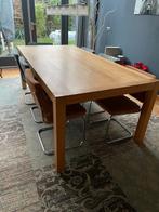 Grote eiken eetkamer tafel, Gebruikt, Ophalen of Verzenden