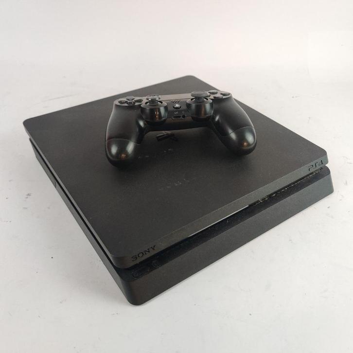 Playstation 4 Slim 500gb + Controller || nu voor € 129.99, Spelcomputers en Games, Games | Sony PlayStation 4, Zo goed als nieuw