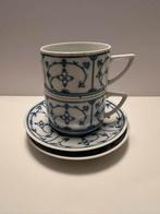 Jäger Eisenberg blau saks kop en schotel (2 stuks), Antiek en Kunst, Antiek | Servies los, Ophalen of Verzenden