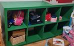 Groene Opbergkast met 8 Vakken, Huis en Inrichting, Kasten | Overige, Ophalen of Verzenden, Gebruikt