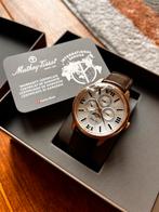 Mathey-Tissot ‘moon phase’ (herenhorloge), Sieraden, Tassen en Uiterlijk, Horloges | Heren, Ophalen, Zo goed als nieuw, Leer, Overige merken