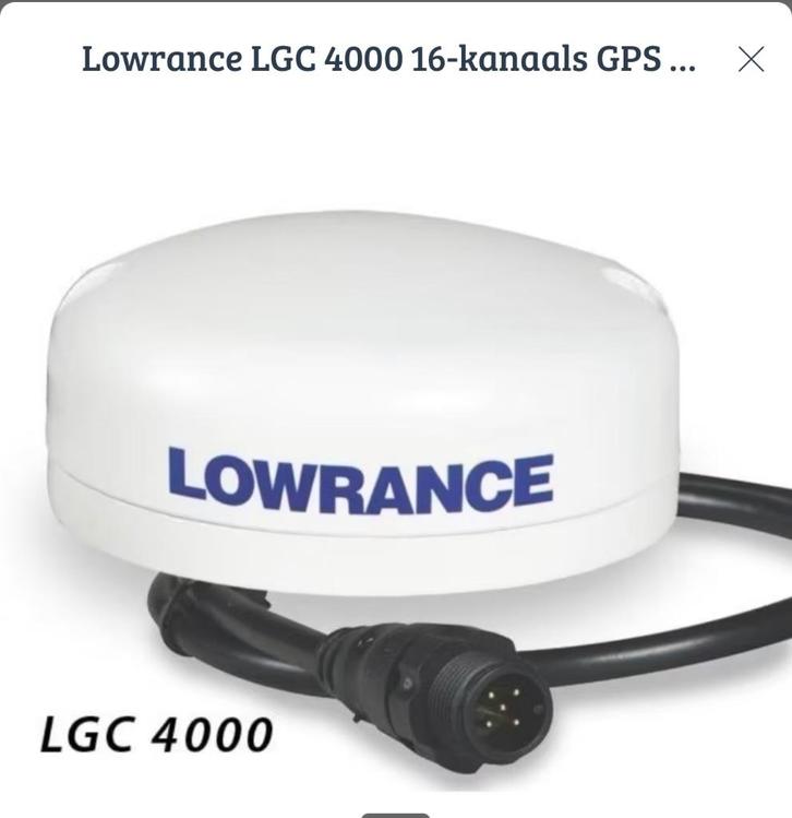 Lowrance LGC 4000 16-kanaals GPS nieuw NMEA 2000, Watersport en Boten, Navigatiemiddelen en Scheepselektronica, Nieuw, Gps of Kompas