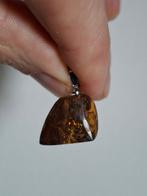 Australian Opal Boulder Pendant on Silver bail. Rainbow fire, Nieuw, Ophalen of Verzenden, Met edelsteen, Zilver