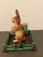 Mooie nostalgische grote paashaas mandje, Antiek en Kunst, Ophalen of Verzenden