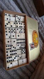 Dominostenen van been en ebbenhout (antiek), Ophalen of Verzenden