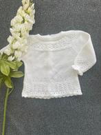 NIEUW, vintage handgemaakt vestje (poppenkleding) maatje 50, Handgemaakt, Nieuw, Ophalen of Verzenden, Truitje of Vestje