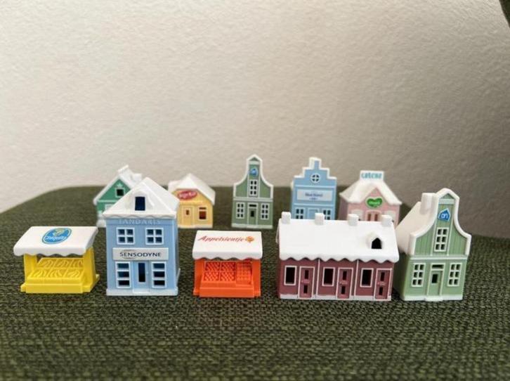 AH winterdorp huisjes 10x, Verzamelen, Supermarktacties, Albert Heijn, Ophalen of Verzenden