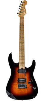 Charvel Pro-Mod DK24 HH 2PT CM Three-Tone Sunburst, Ophalen of Verzenden, Zo goed als nieuw, Solid body, Overige merken